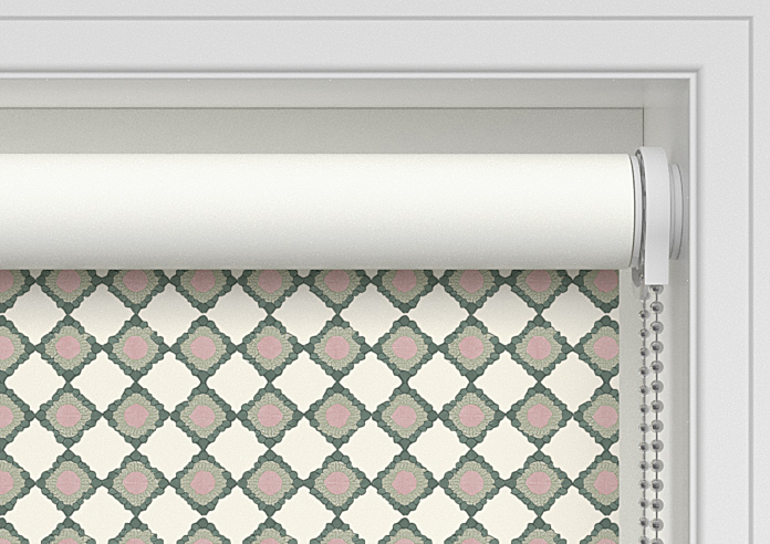 Adelaide, Checkers Rosies Pink - Twist&Fit Roller Blind - Image 10